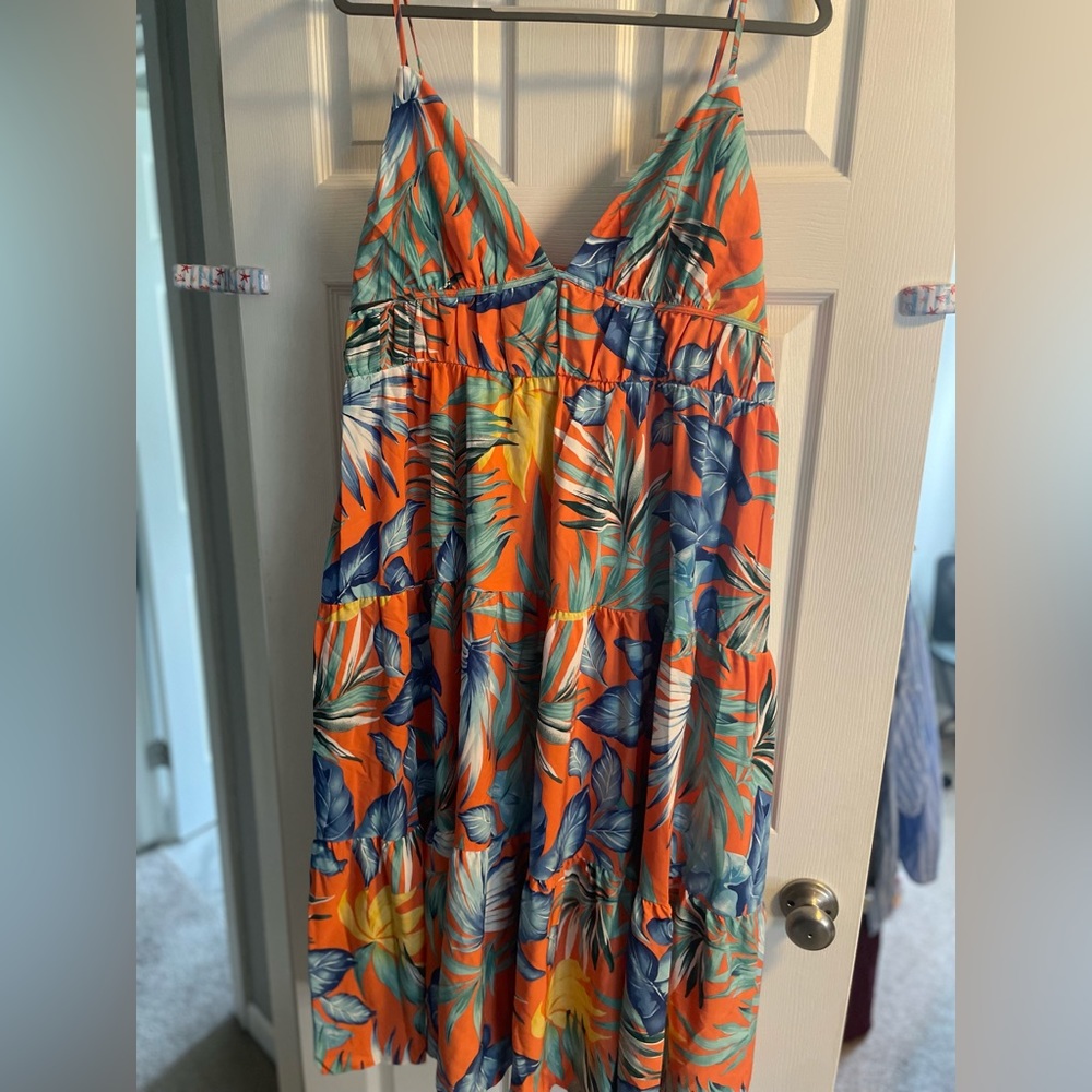 Shein oversized back maxi dress